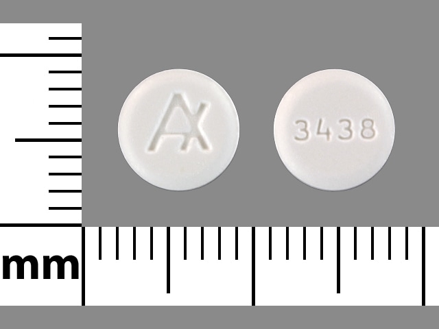 Imprint Logo 3438 - selegiline 5 mg