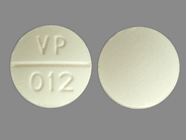 Imprint VP 012 - pyrazinamide 500 mg