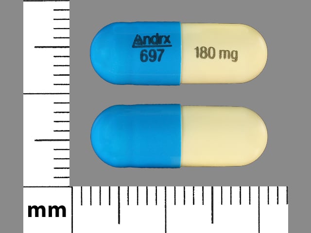 Image 1 - Imprint Andrx 697 180mg - Taztia XT 180 mg