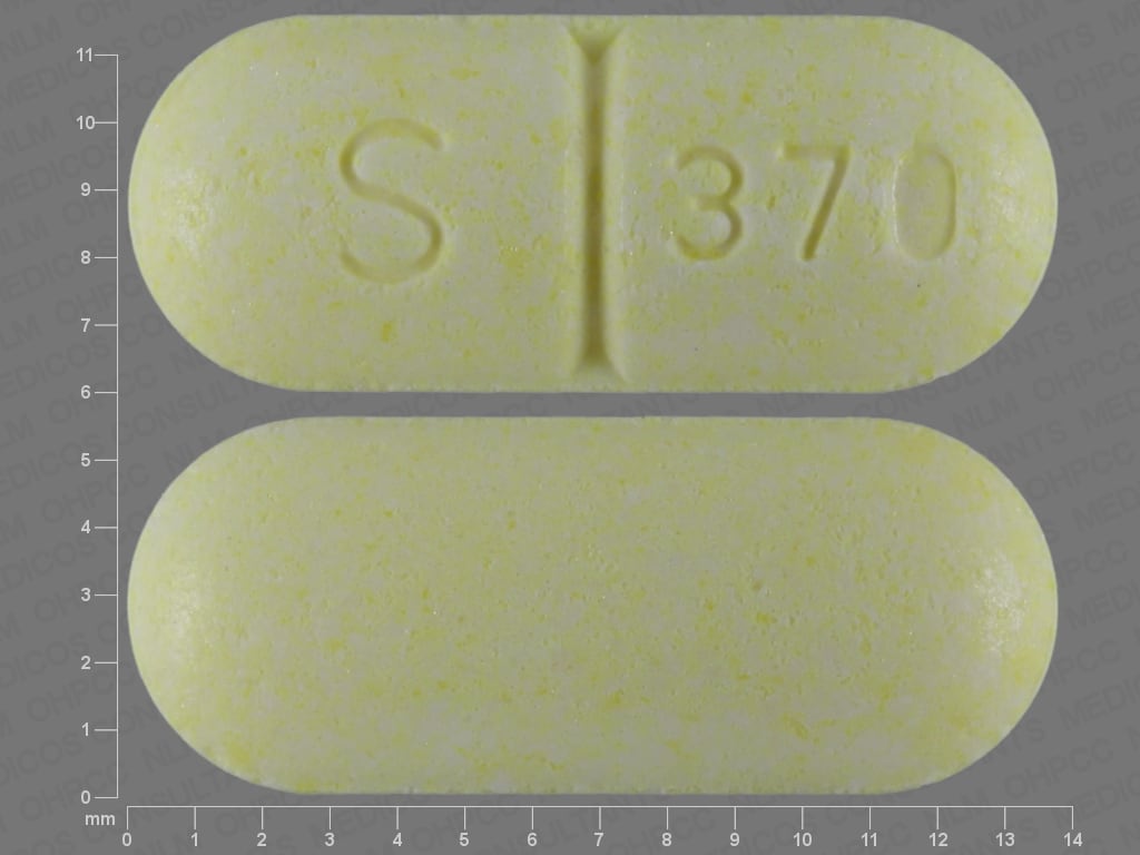 Imprint S 370 - hydrochlorothiazide/metoprolol 25 mg  / 50 mg