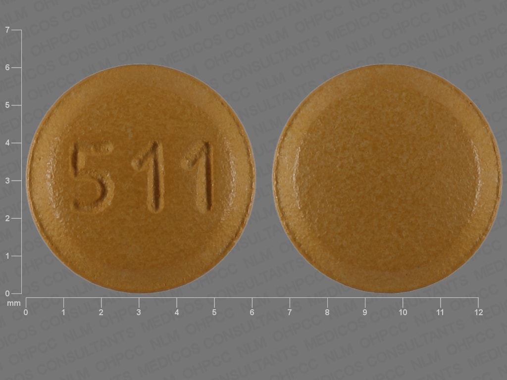 Imprint 511 - letrozole 2.5 mg