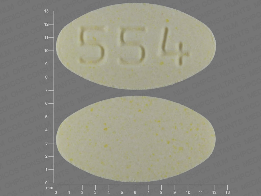 Image 1 - Imprint 554 - olanzapine 10 mg
