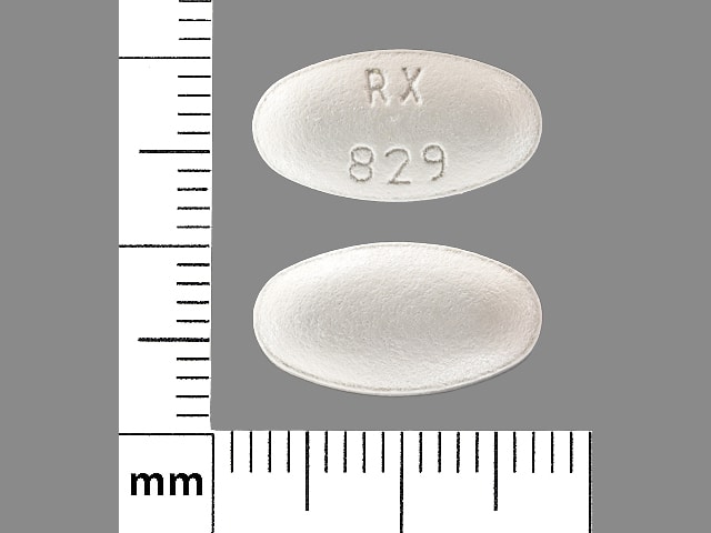 Imprint RX 829 - atorvastatin 40 mg