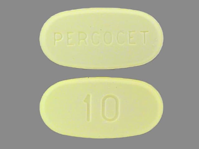 Image 1 - Imprint PERCOCET 10 - Percocet 10/650 650 mg / 10 mg