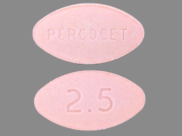 Image 1 - Imprint PERCOCET 2.5 - Percocet 2.5/325 325 mg / 2.5 mg
