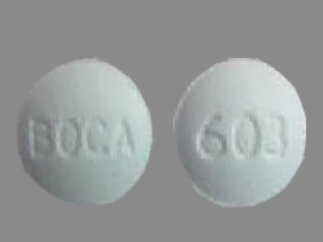 Imprint BOCA 603 - methscopolamine 2.5 mg