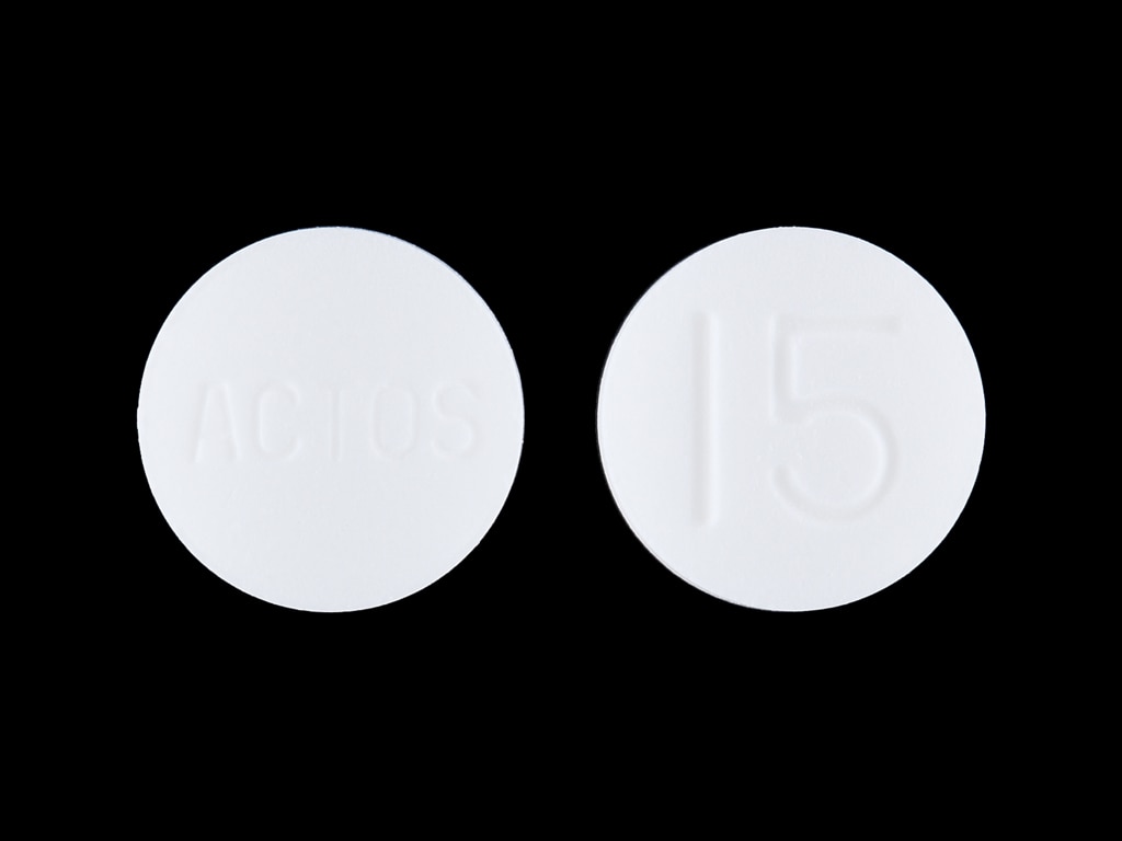 Imprint ACTOS 15 - Actos 15 mg