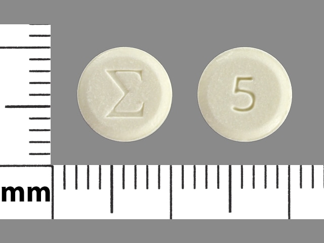 Imprint E 5 - amiloride 5 mg