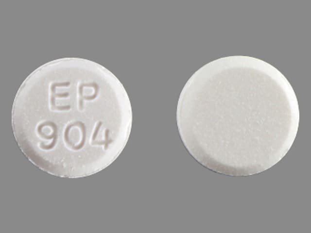 Pill Finder: EP 904 White Round - Medicine.com