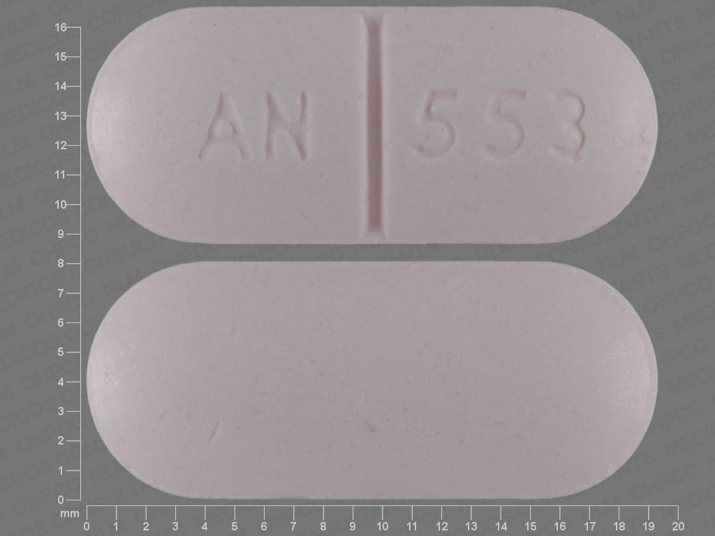 Image 1 - Imprint AN 553 - metaxalone 800 mg