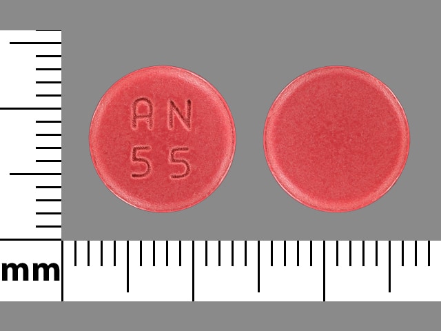 Image 1 - Imprint AN 55 - demeclocycline 300 mg