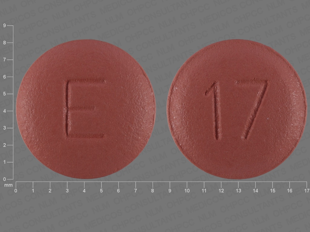 Pill Finder: E 17 Pink Round - Medicine.com round pill 174