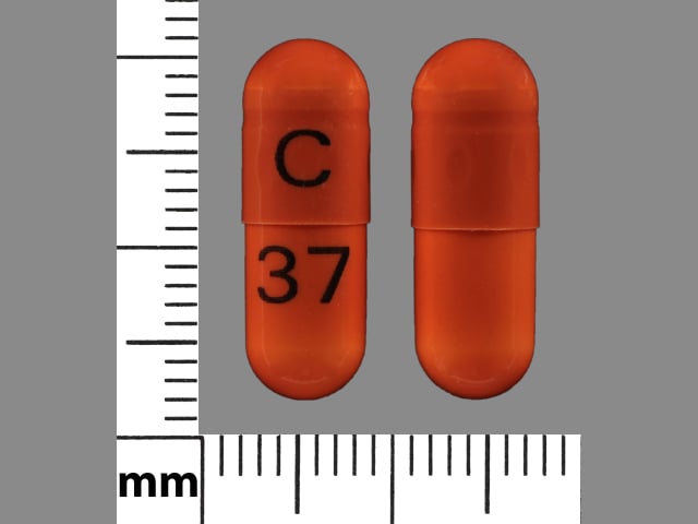 Imprint C 37 - stavudine 40 mg
