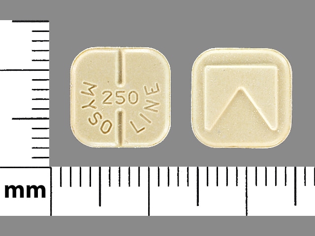 Image 1 - Imprint MYSOLINE 250 M - primidone 250 mg