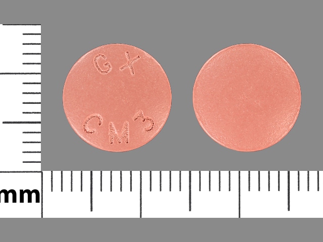 Imprint GX CM3 - atovaquone/proguanil 250 mg / 100 mg