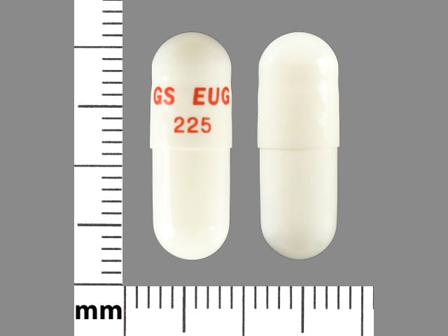 Imprint GS EUG 225 - Rythmol SR 225 mg