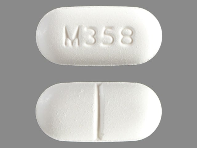 M358 - Acetaminophen and Hydrocodone Bitartrate