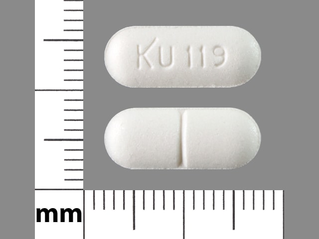 Image 1 - Imprint KU 119 - isosorbide mononitrate 60 mg