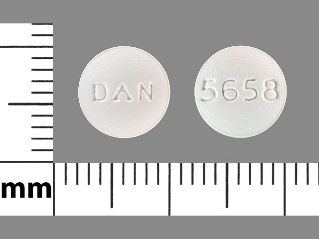 Image 1 - Imprint DAN 5658 - cyclobenzaprine 10 mg