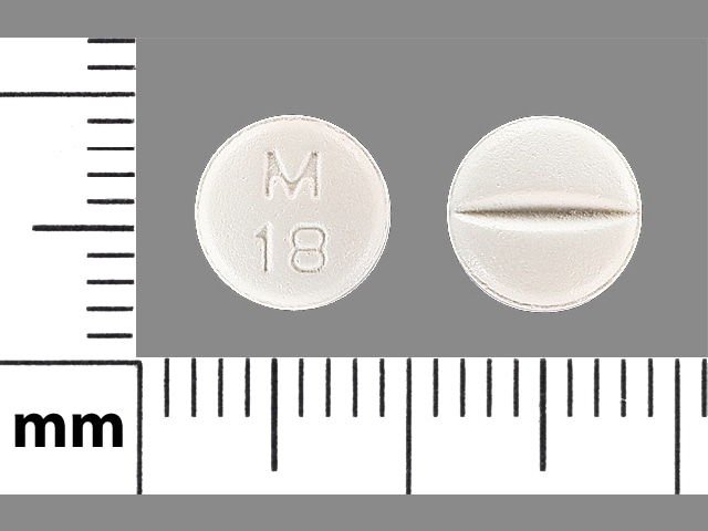 Image 1 - Imprint M 18 - metoprolol 25 mg
