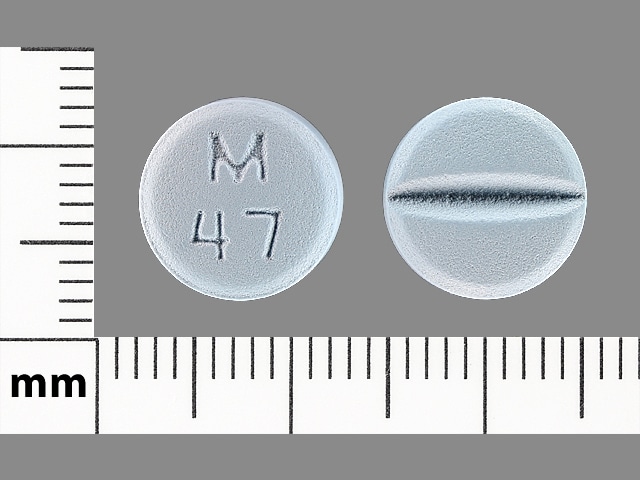 Imprint M 47 - metoprolol 100 mg