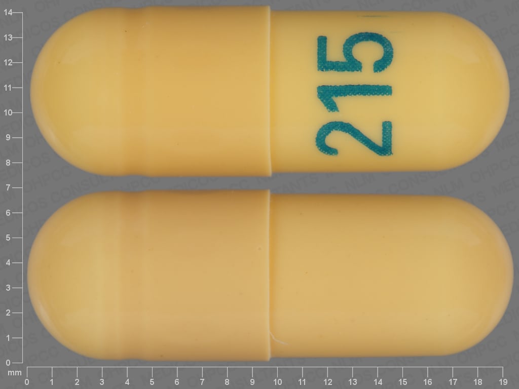 Image 1 - Imprint 215 - gabapentin 300 mg