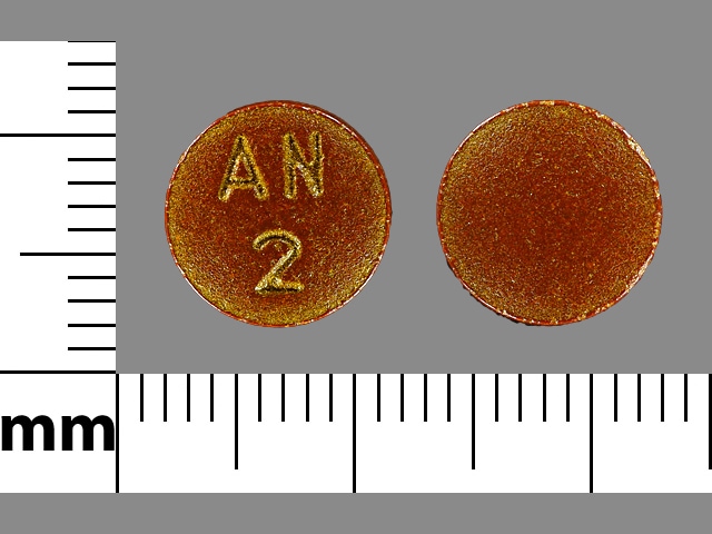 Imprint AN 2 - phenazopyridine 200 mg