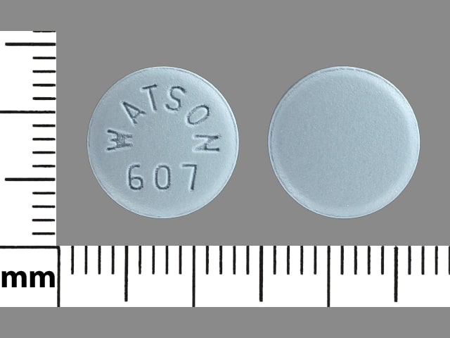 Imprint WATSON 607 - labetalol 300 mg