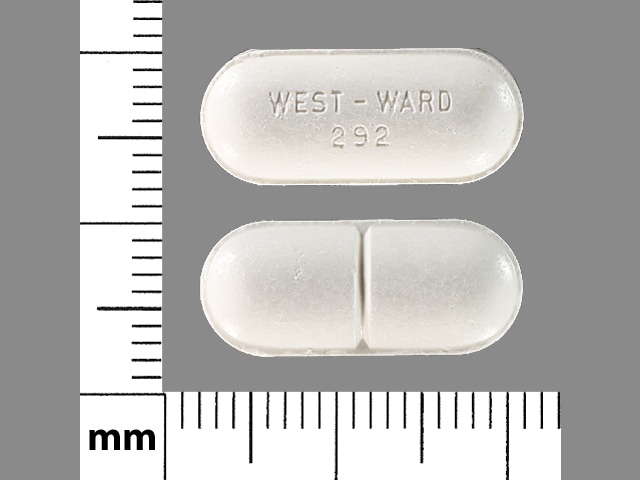 Image 1 - Imprint WEST-WARD 292 - methocarbamol 750 mg
