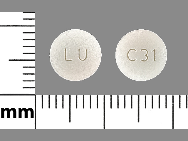 Imprint LU C31 - ethambutol 100 mg