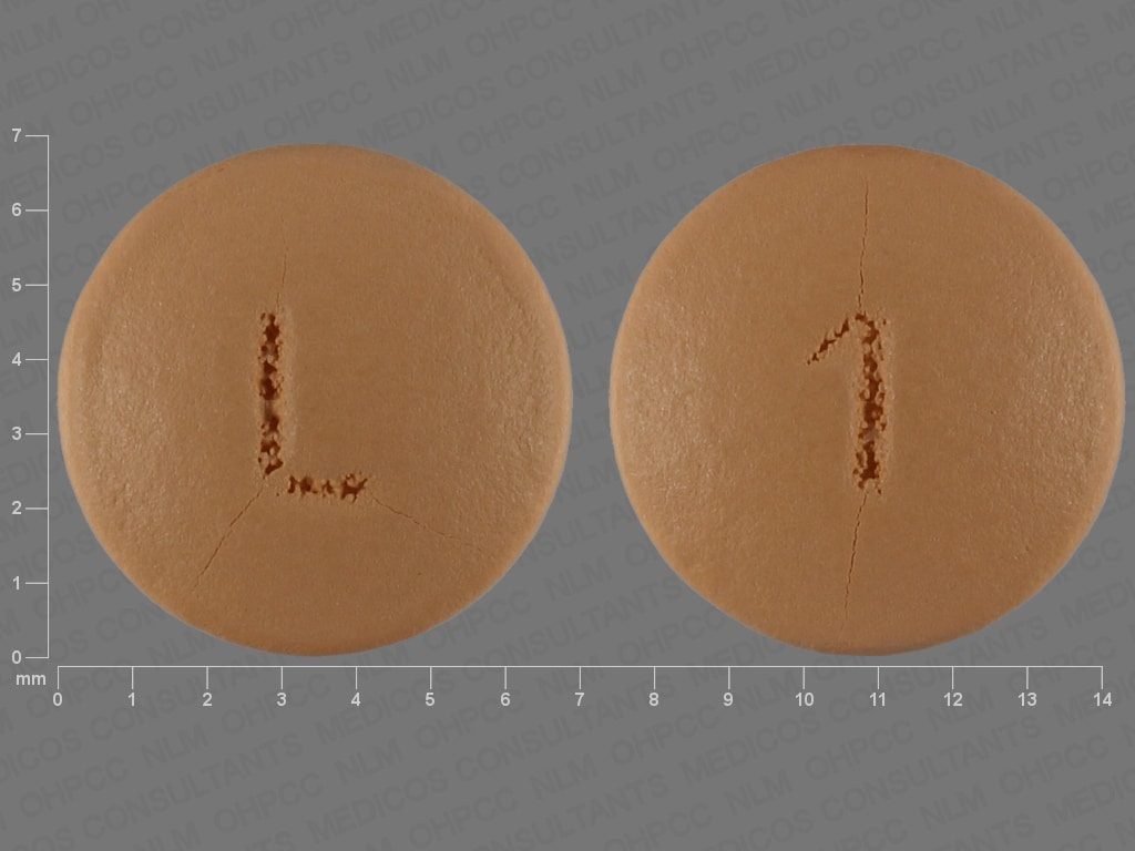Image 1 - Imprint L 1 - trospium 20 mg