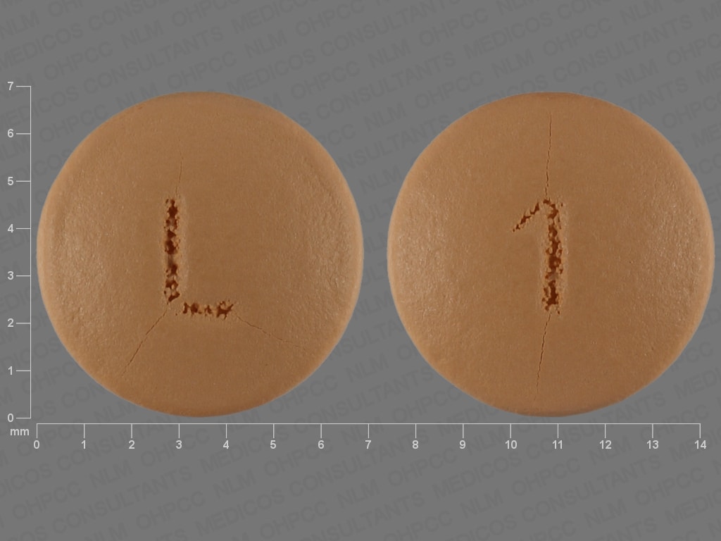 Imprint L 1 - trospium 20 mg