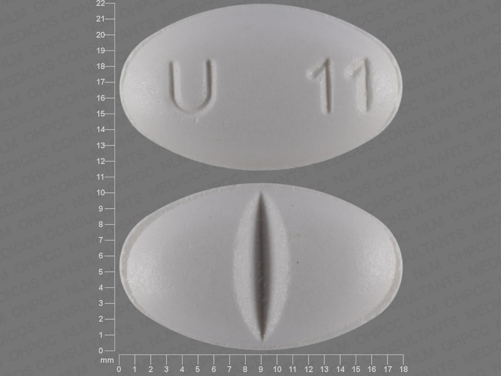 Image 1 - Imprint U 11 - ursodiol 500 mg