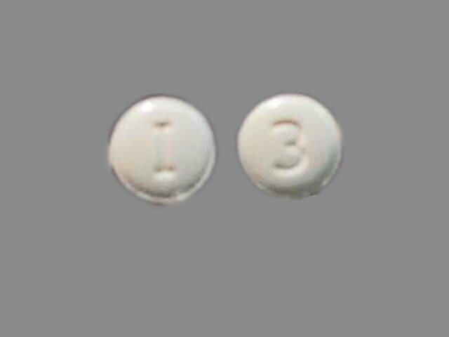 Image 1 - Imprint I 3 - fosinopril/hydrochlorothiazide 10 mg / 12.5 mg