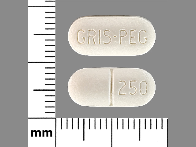 Image 1 - Imprint GRIS-PEG 250 - griseofulvin 250 mg