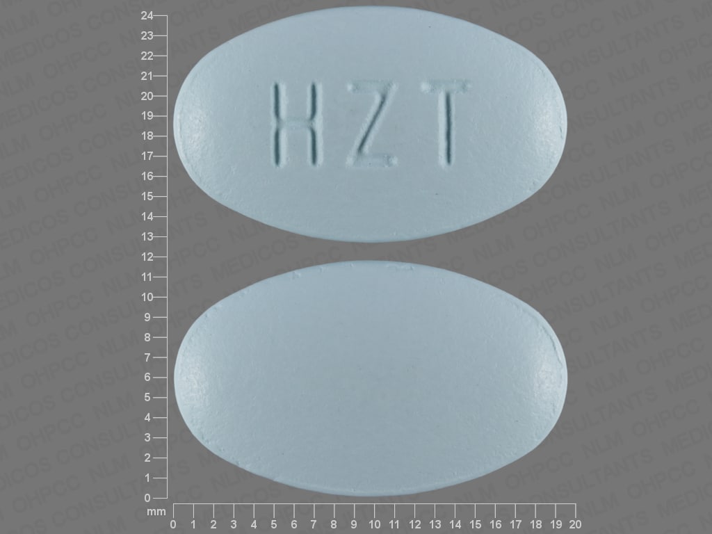 Imprint HZT - Duexis famotidine 26.6 mg / ibuprofen 800 mg