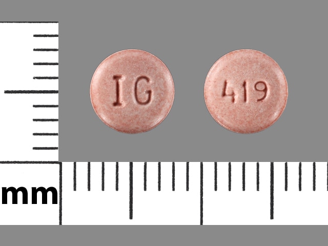 Image 1 - Imprint IG 419 - lisinopril 10 mg