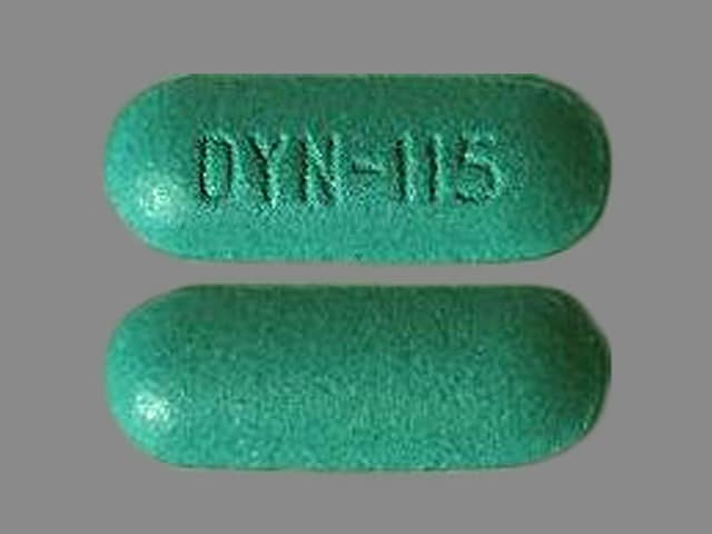 Imprint DYN-115 - Solodyn 115 mg